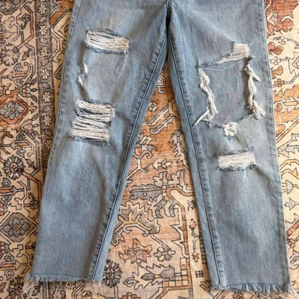 Alter’d state Jelly Jeans Distressed Light Blue Jeans - Picture 5 of 9